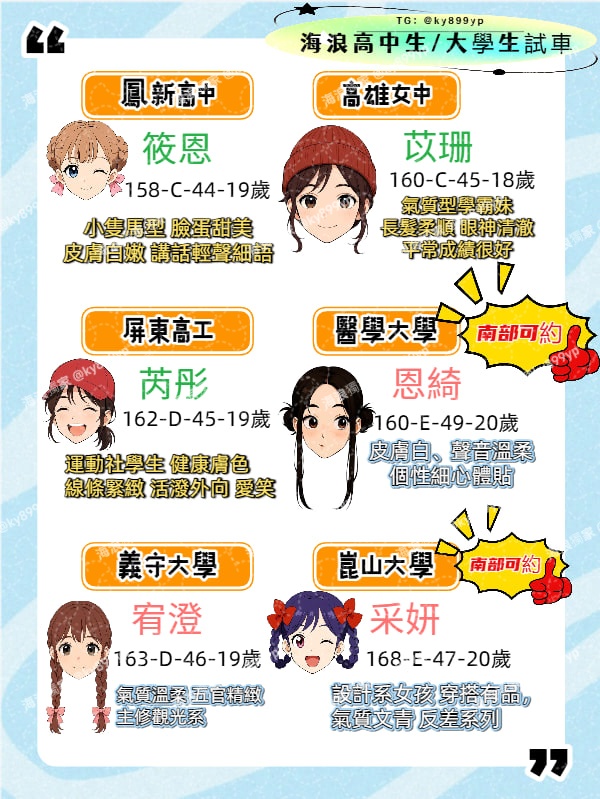 💥地區：#北部 #中部 #南部 💥名額：每位妹妹僅限2️⃣位試車名額 💥價位：活動試車價